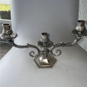 Vintage TOWLE William Adams three light candelabra candlestick